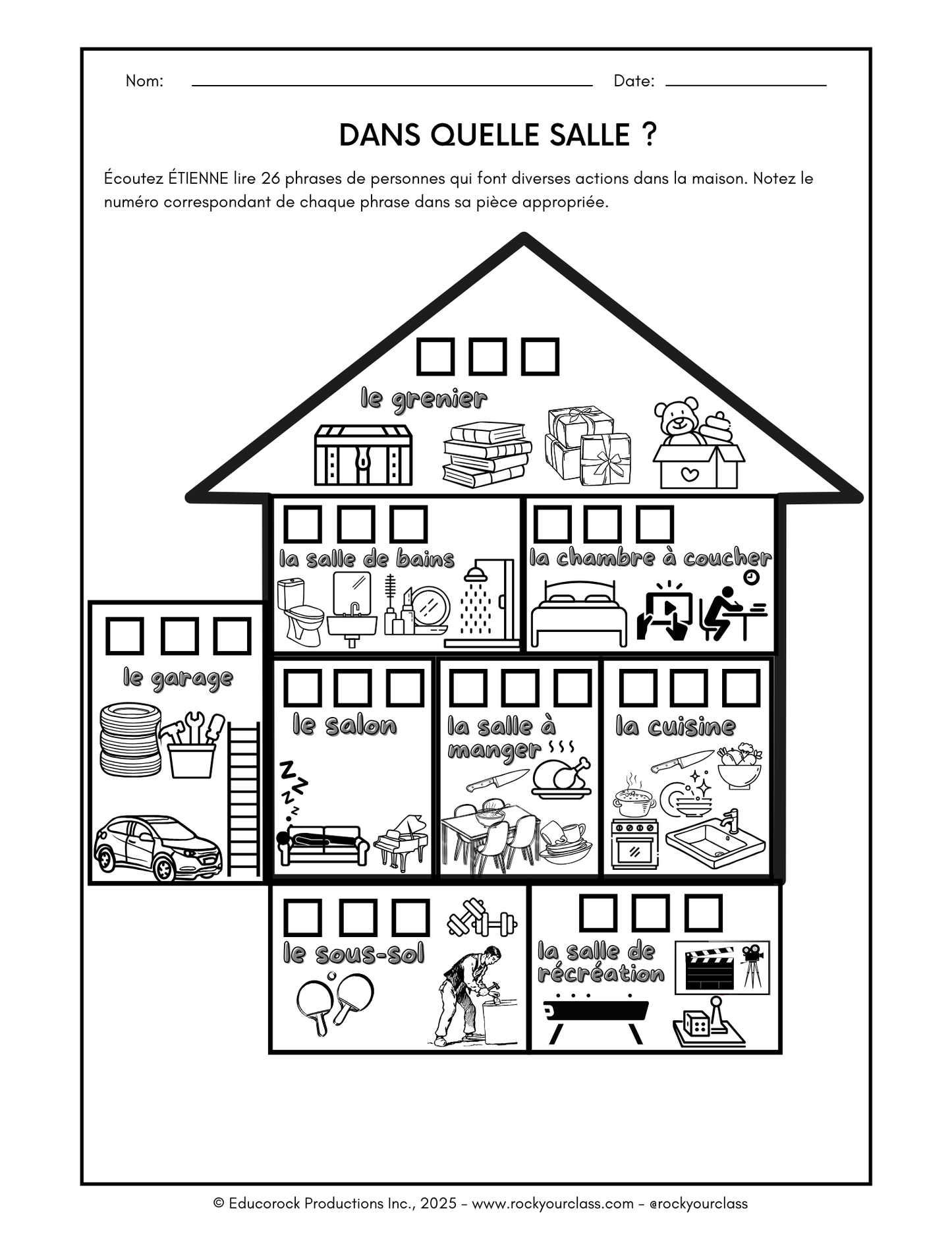 CHEZ MOI (A1-B2) 121-Page Full package