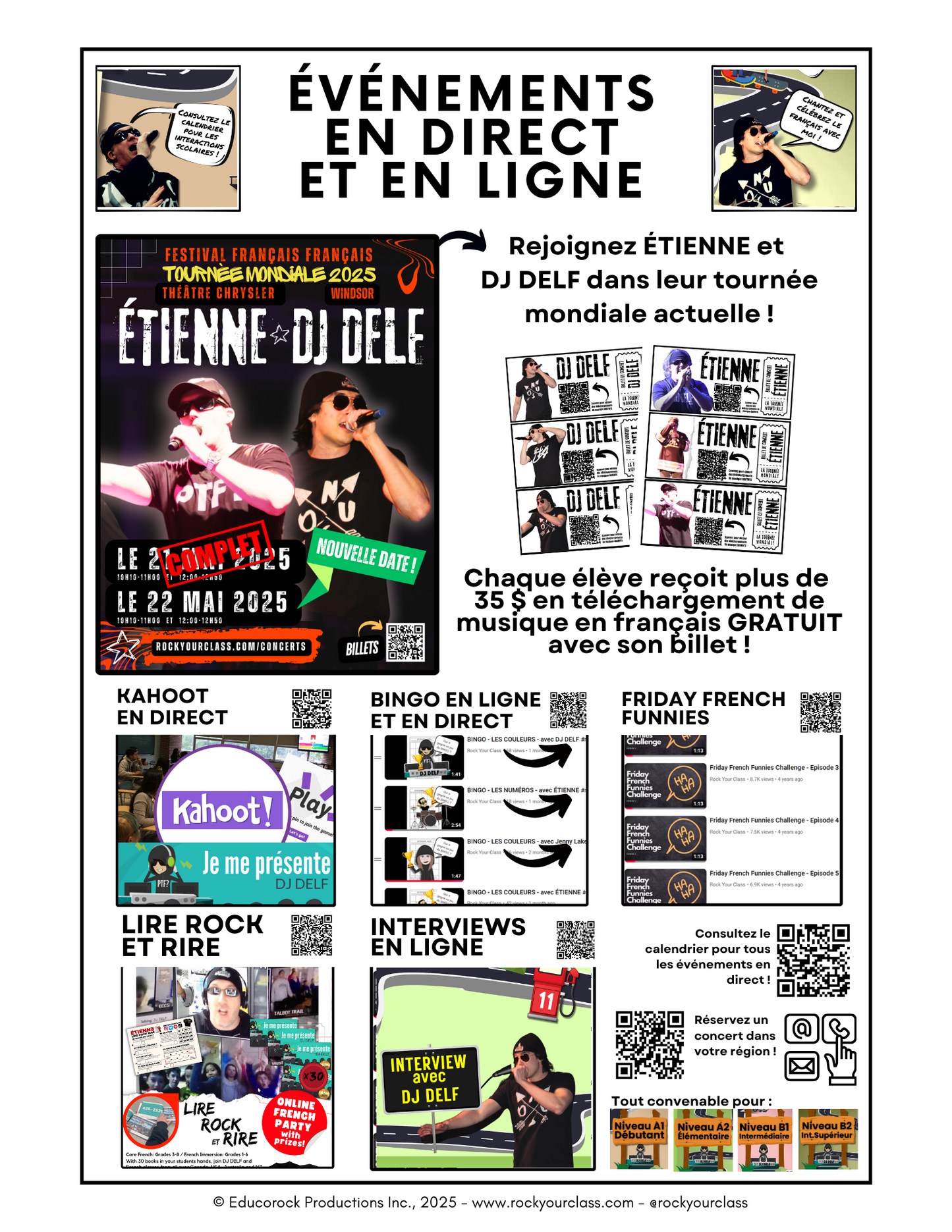 NUMÉROS (A1-B1) 85-Page Full package