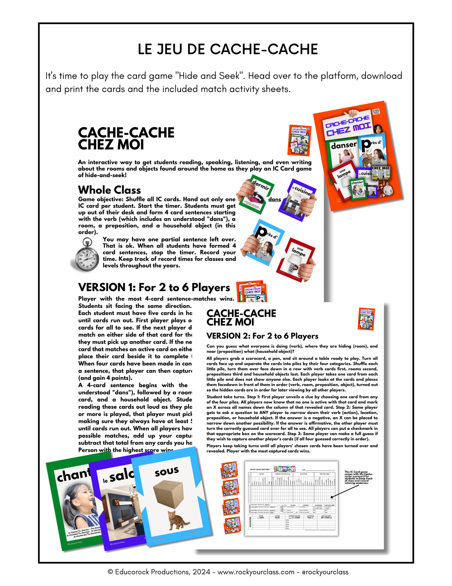 CHEZ MOI (A1-B2) 121-Page Full package