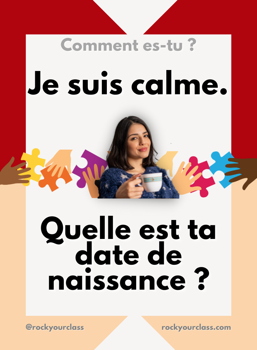 JE ME PRÉSENTE - CONVO CARDS - PDF DOWNLOAD and PRINT