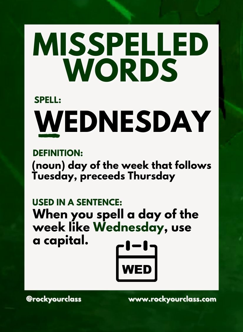 MISSPELLED WORDS - CONVO CARDS - PDF DOWNLOAD and PRINT