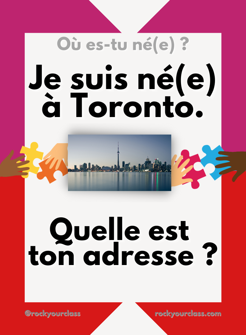 JE ME PRÉSENTE - CONVO CARDS - PDF DOWNLOAD and PRINT