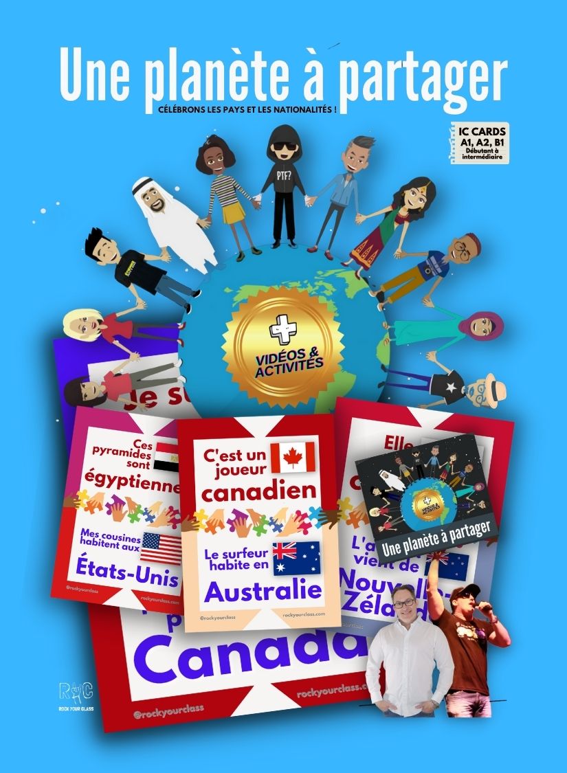 UNE PLANÈTE À PARTAGER - CONVO CARDS - PDF DOWNLOAD and PRINT
