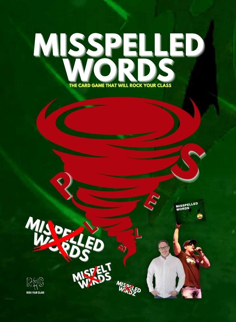 MISSPELLED WORDS - CONVO CARDS - PDF DOWNLOAD and PRINT