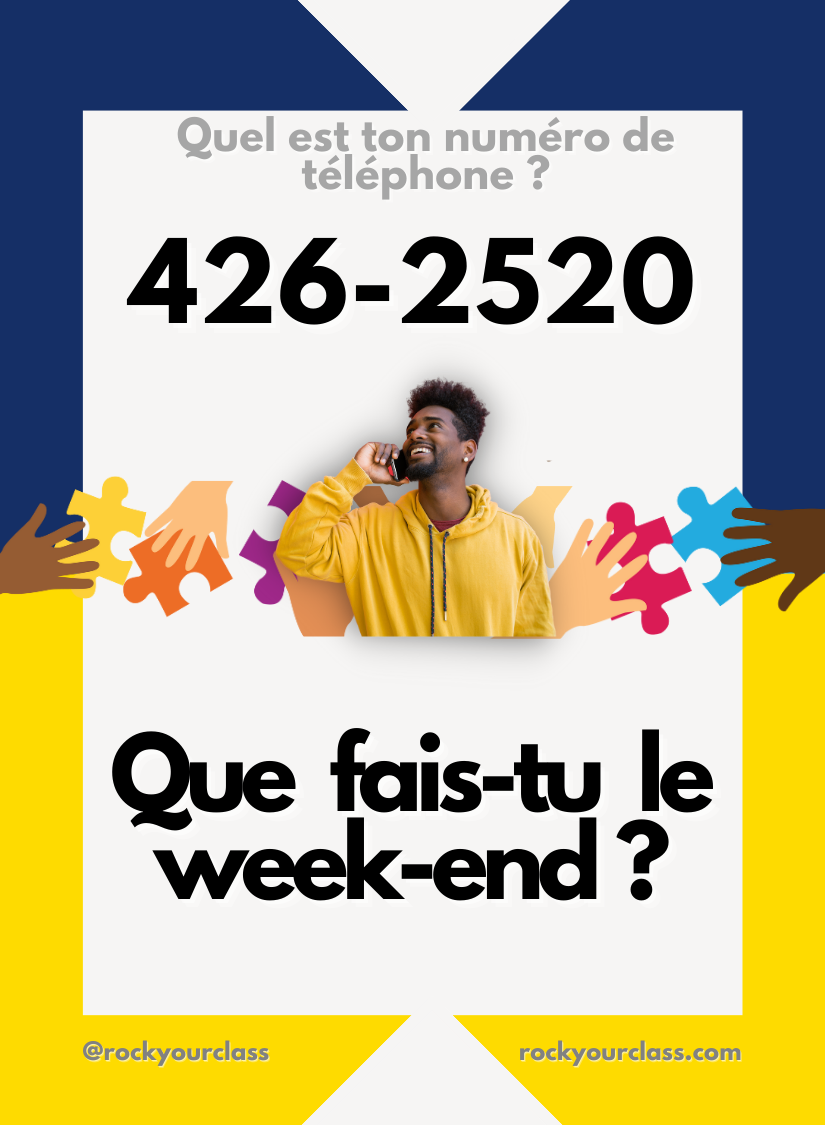 JE ME PRÉSENTE - CONVO CARDS - PDF DOWNLOAD and PRINT