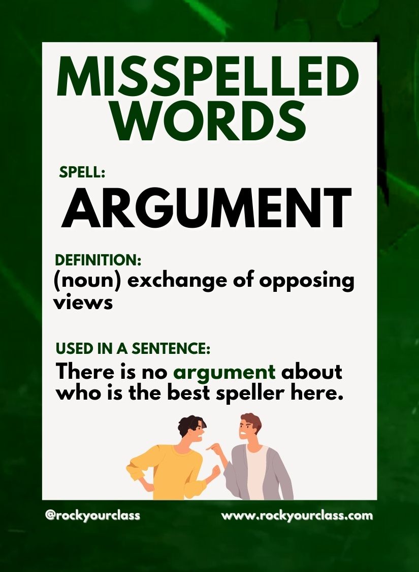 MISSPELLED WORDS - CONVO CARDS - PDF DOWNLOAD and PRINT