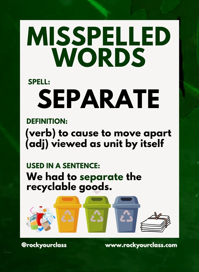 MISSPELLED WORDS - CONVO CARDS - PDF DOWNLOAD and PRINT