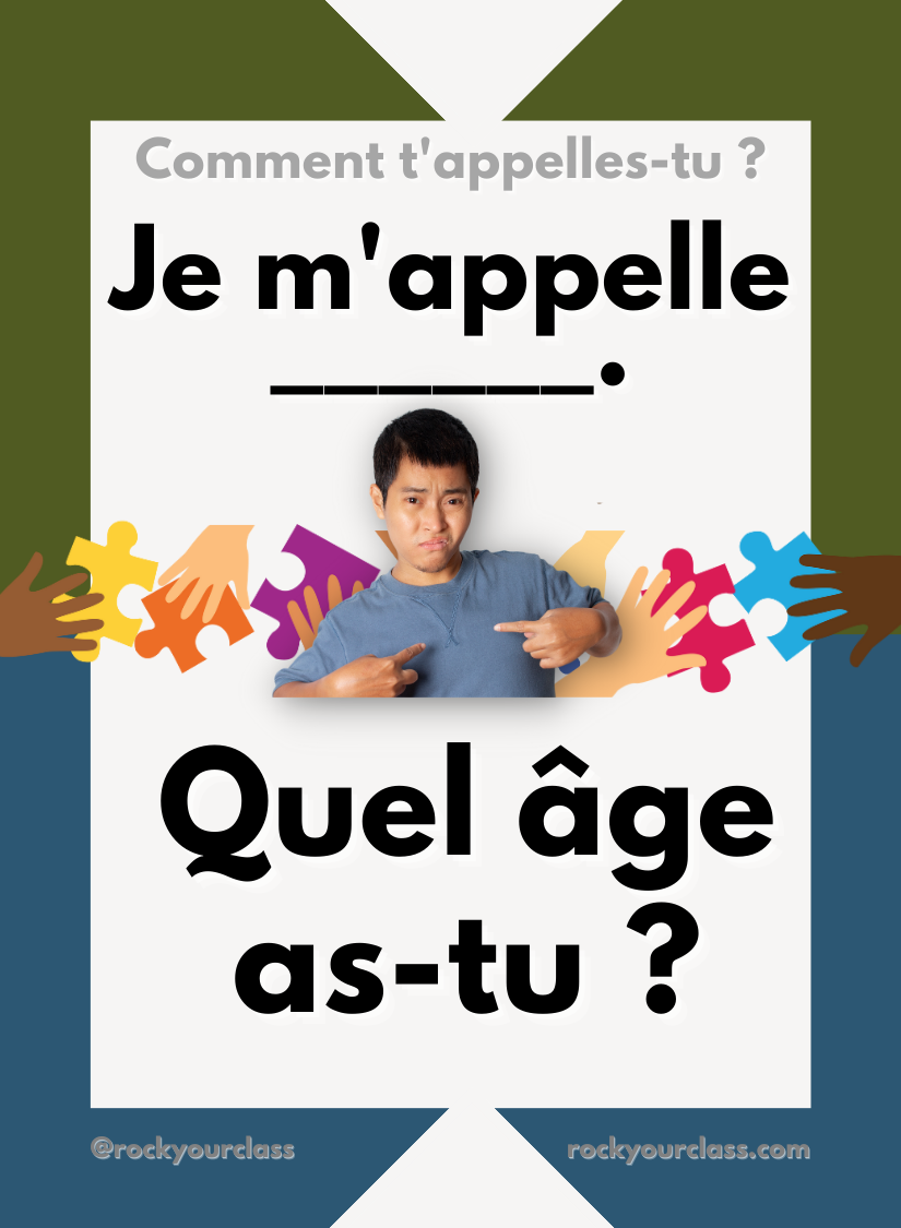 JE ME PRÉSENTE - CONVO CARDS - PDF DOWNLOAD and PRINT