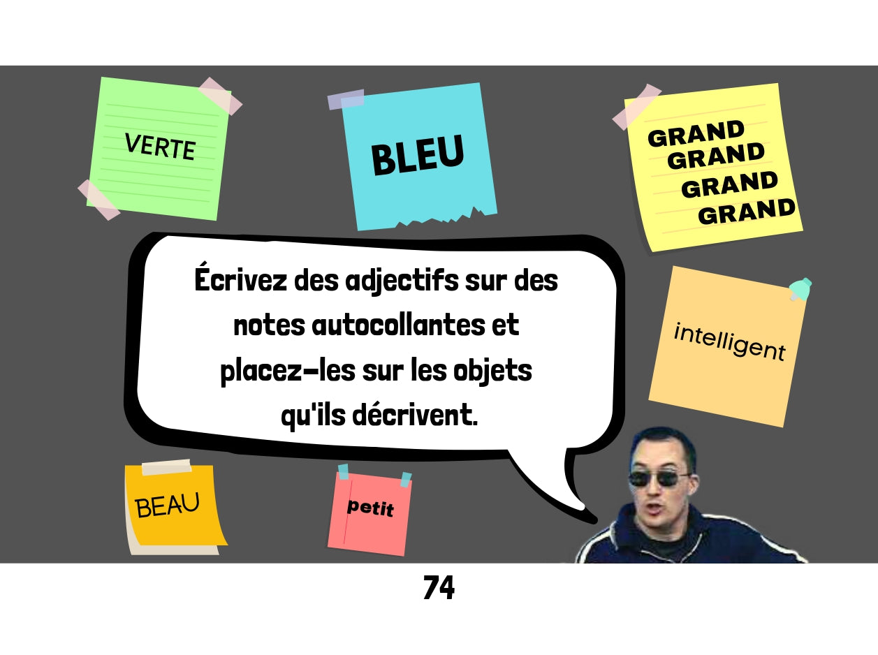 DES MOTS DESCRIPTIFS - ÉTIENNE Series- IC Reader - Single copy or Class sets of 20 or 30 with FULL FOREVER PLATFORM ACCESS INCLUDED ($135 value)