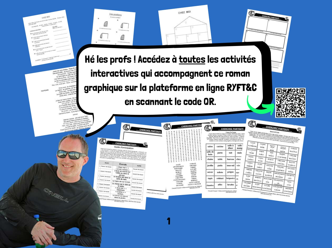 CHEZ MOI - ÉTIENNE Series- IC Reader - Single copy or Class sets of 20 or 30 with FULL FOREVER PLATFORM ACCESS INCLUDED