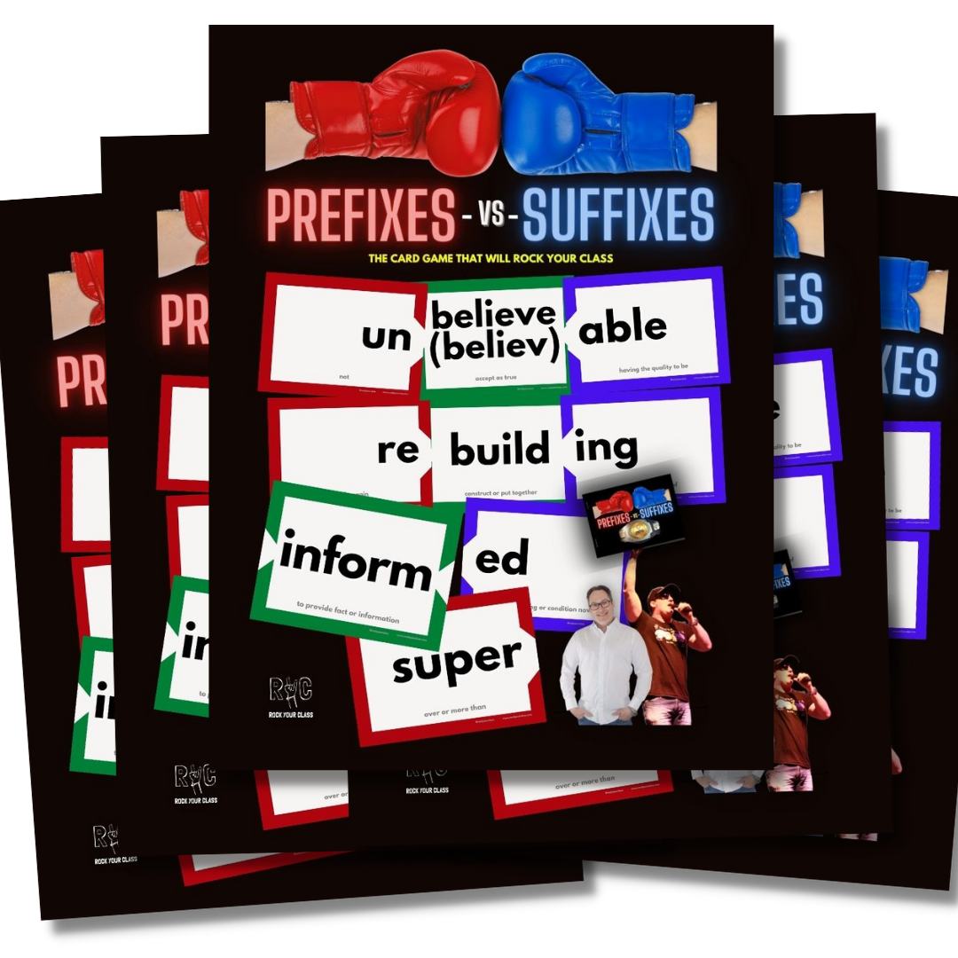 PREFIXES vs SUFFIXES - CONVO CARDS - PDF DOWNLOAD and PRINT
