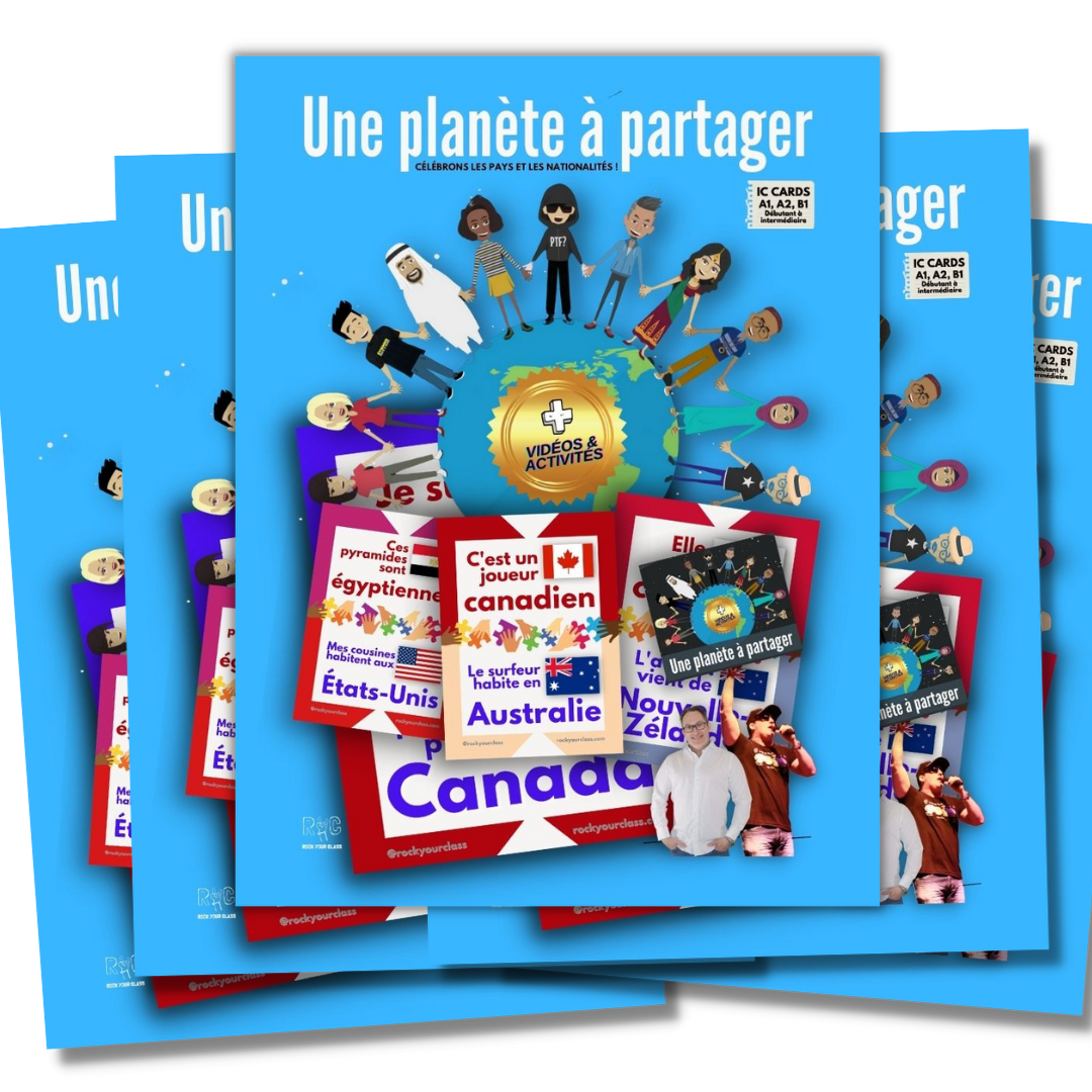 UNE PLANÈTE À PARTAGER - CONVO CARDS - PDF DOWNLOAD and PRINT