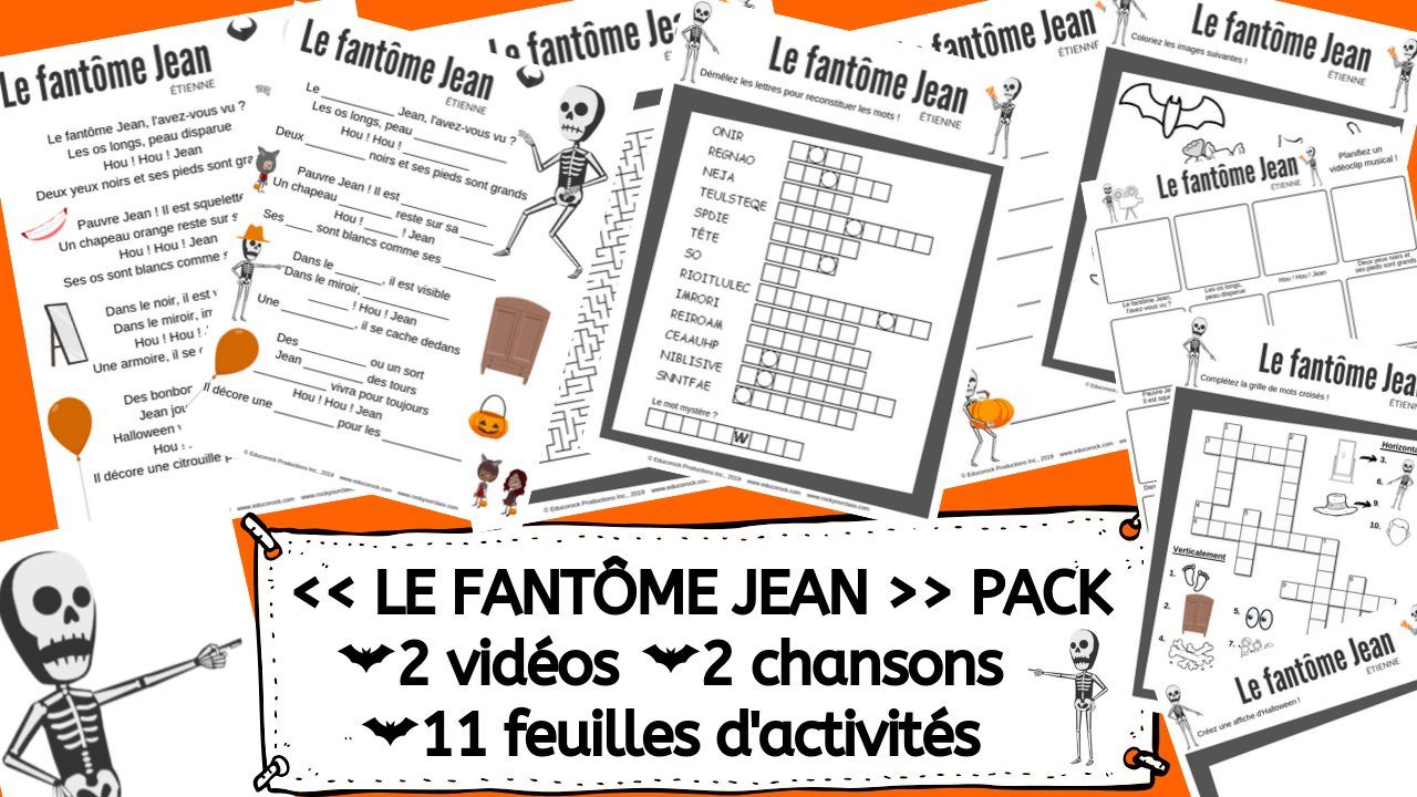Le fantôme Jean - COMPLETE HALLOWEEN PACKAGE