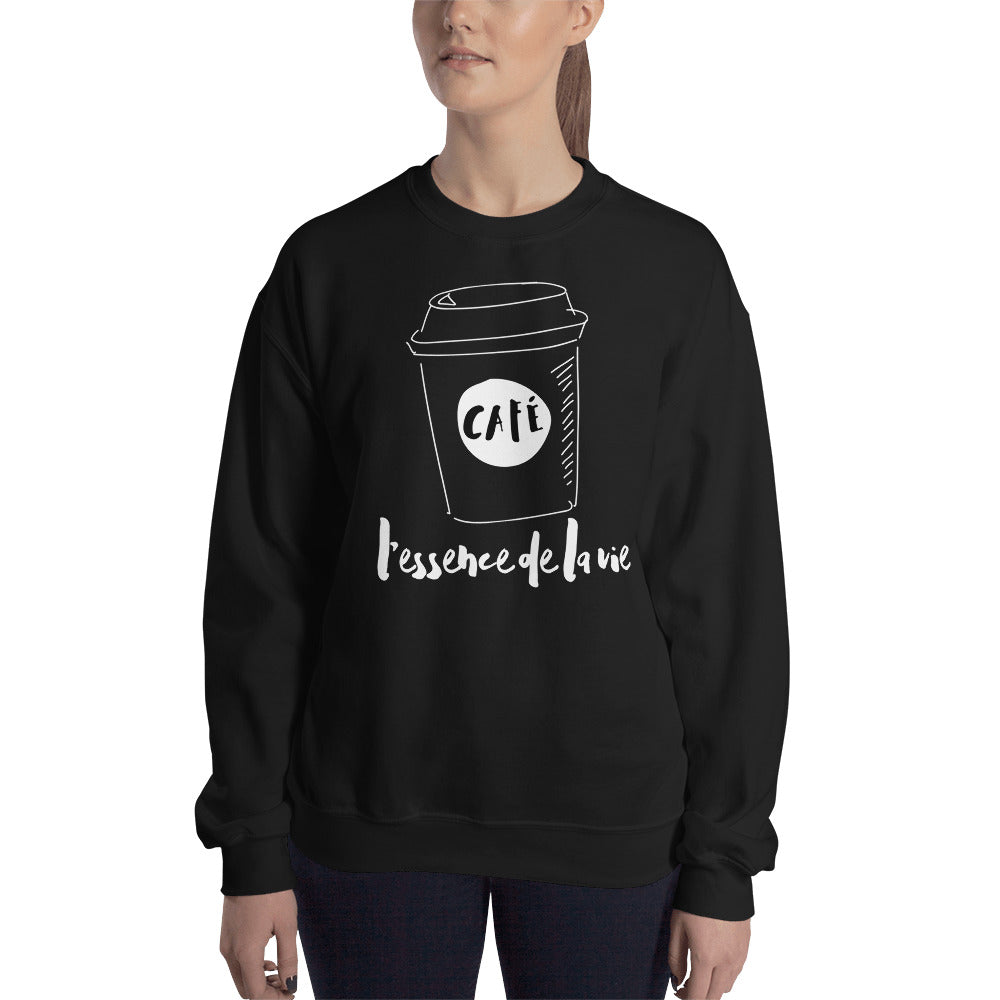 Cafe/Coffee - Essence de la vie Sweatshirt - UNISEX