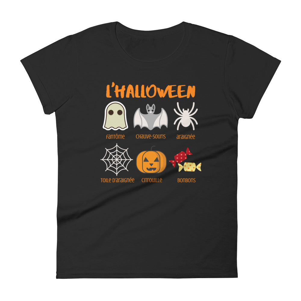 Halloween Vocab LADIES' short sleeve t-shirt