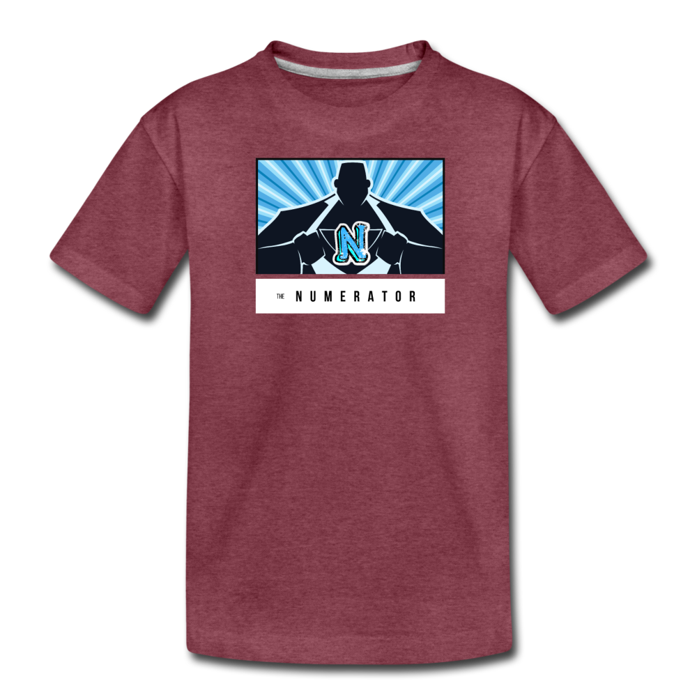 Kids' Premium T-Shirt - heather burgundy