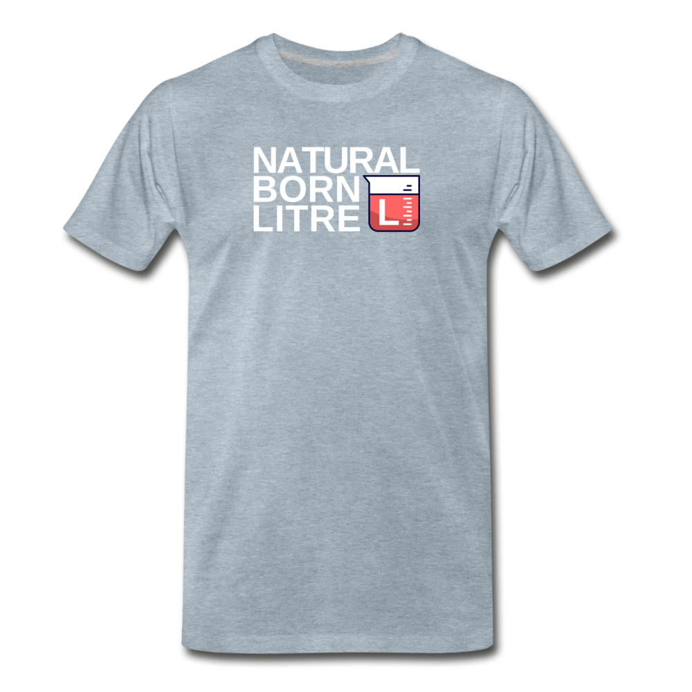 Men's Premium T-Shirt - heather ice blue