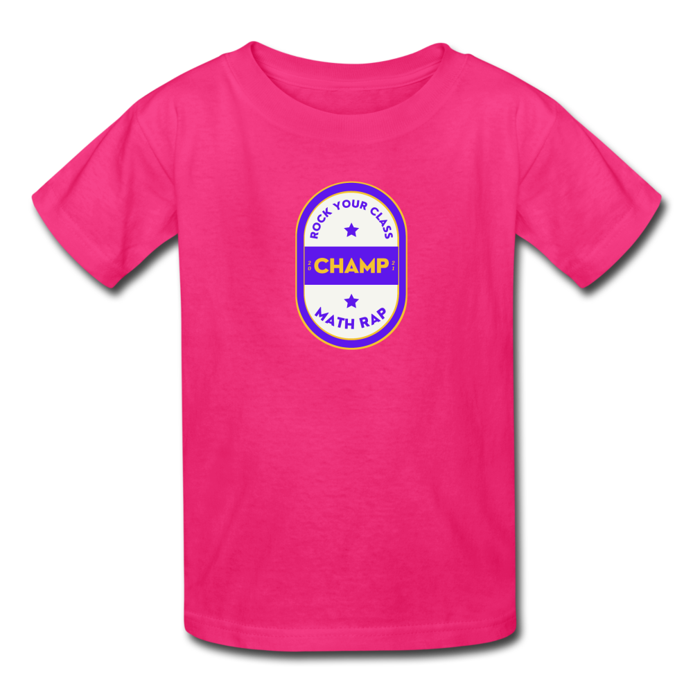 Official Math Rap Champ Shirt - Kids' T-Shirt - fuchsia
