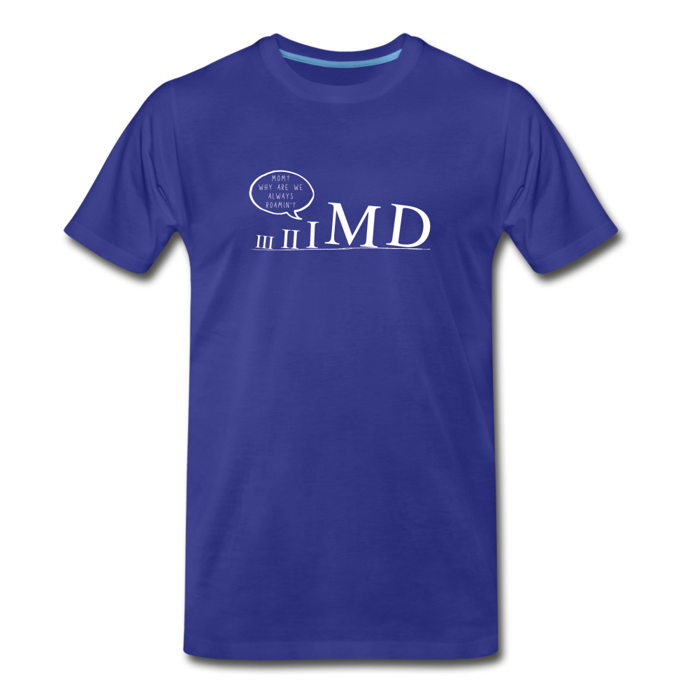 Roamin' Roman Numerals - Men's Premium T-Shirt - royal blue
