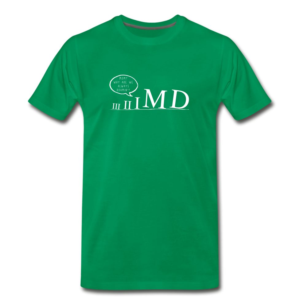 Roamin' Roman Numerals - Men's Premium T-Shirt - kelly green