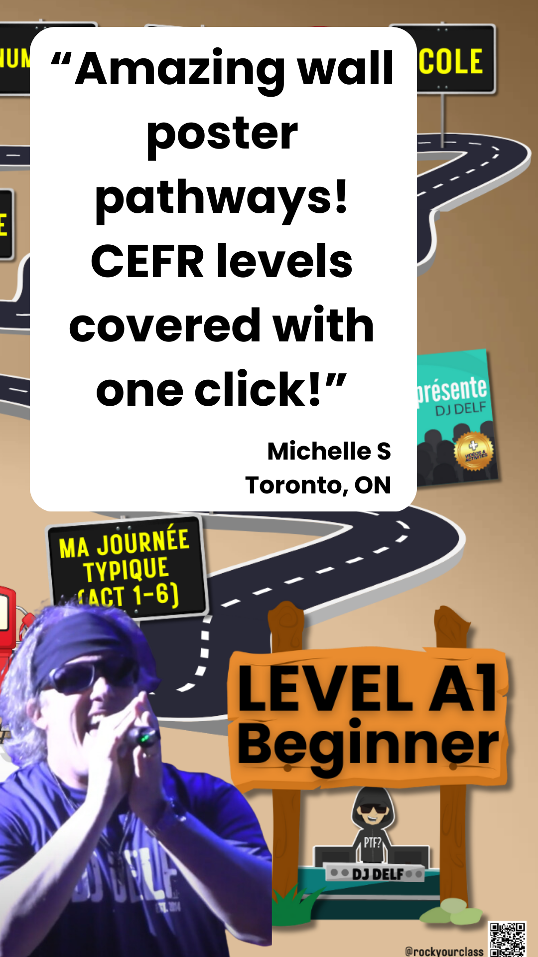 CEFR Interactive Comprehensive "Road To French Proficiency" MAPS