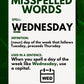 MISSPELLED WORDS - CONVO CARDS - PDF DOWNLOAD and PRINT