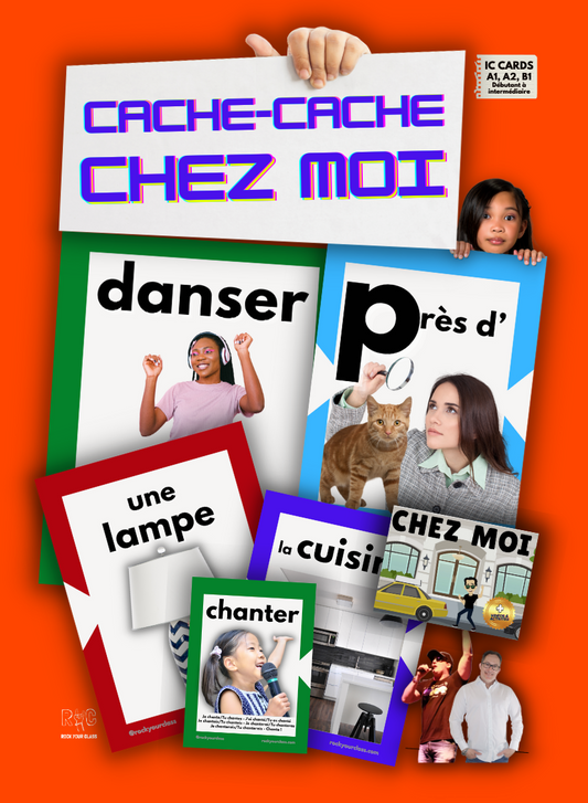 CACHE-CACHE CHEZ MOI - CONVO CARDS - PDF DOWNLOAD and PRINT