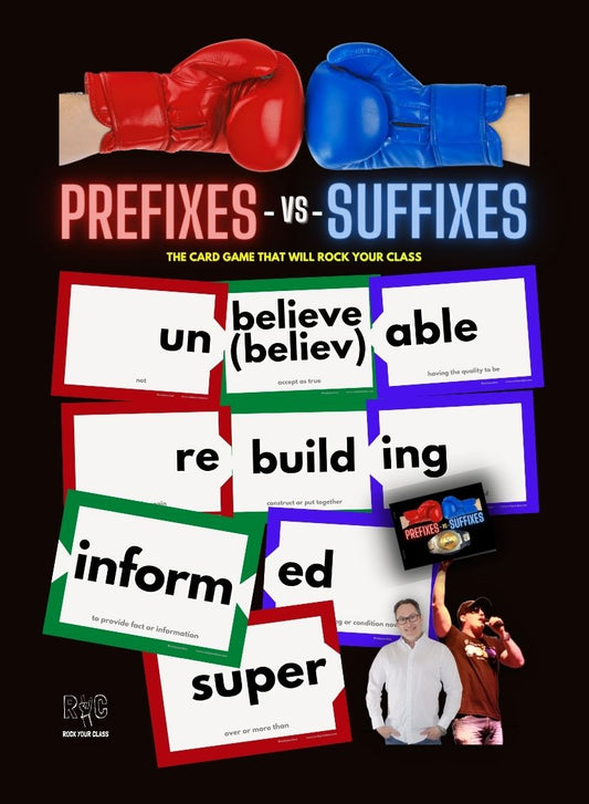 PREFIXES vs SUFFIXES - CONVO CARDS - PDF DOWNLOAD and PRINT
