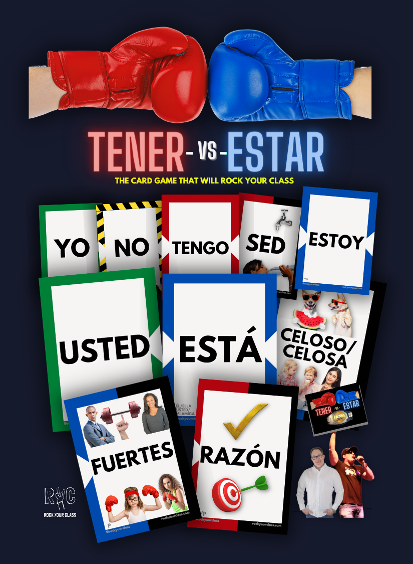 TENER vs ESTAR - CONVO CARDS - PDF DOWNLOAD and PRINT