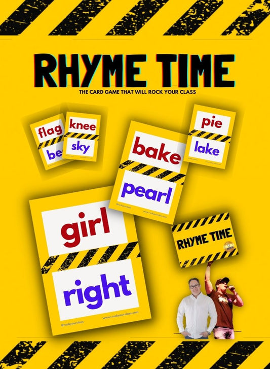 RHYME TIME - CONVO CARDS - PDF DOWNLOAD and PRINT