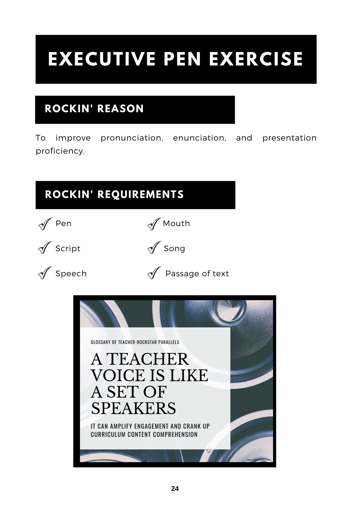 ROCK YOUR CLASS - AUTOGRAPH and PERSONALIZED MESSAGE
