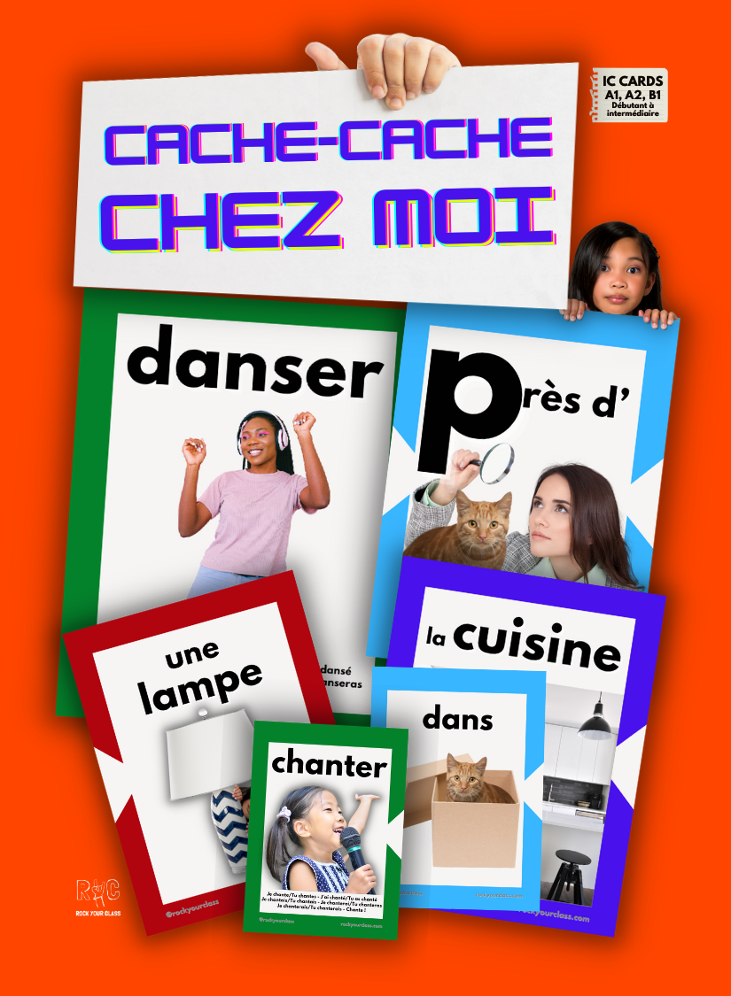 CACHE-CACHE CHEZ MOI - CONVO CARDS - PDF DOWNLOAD and PRINT