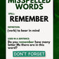 MISSPELLED WORDS - CONVO CARDS - PDF DOWNLOAD and PRINT