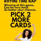 RHYME TIME - CONVO CARDS - PDF DOWNLOAD and PRINT