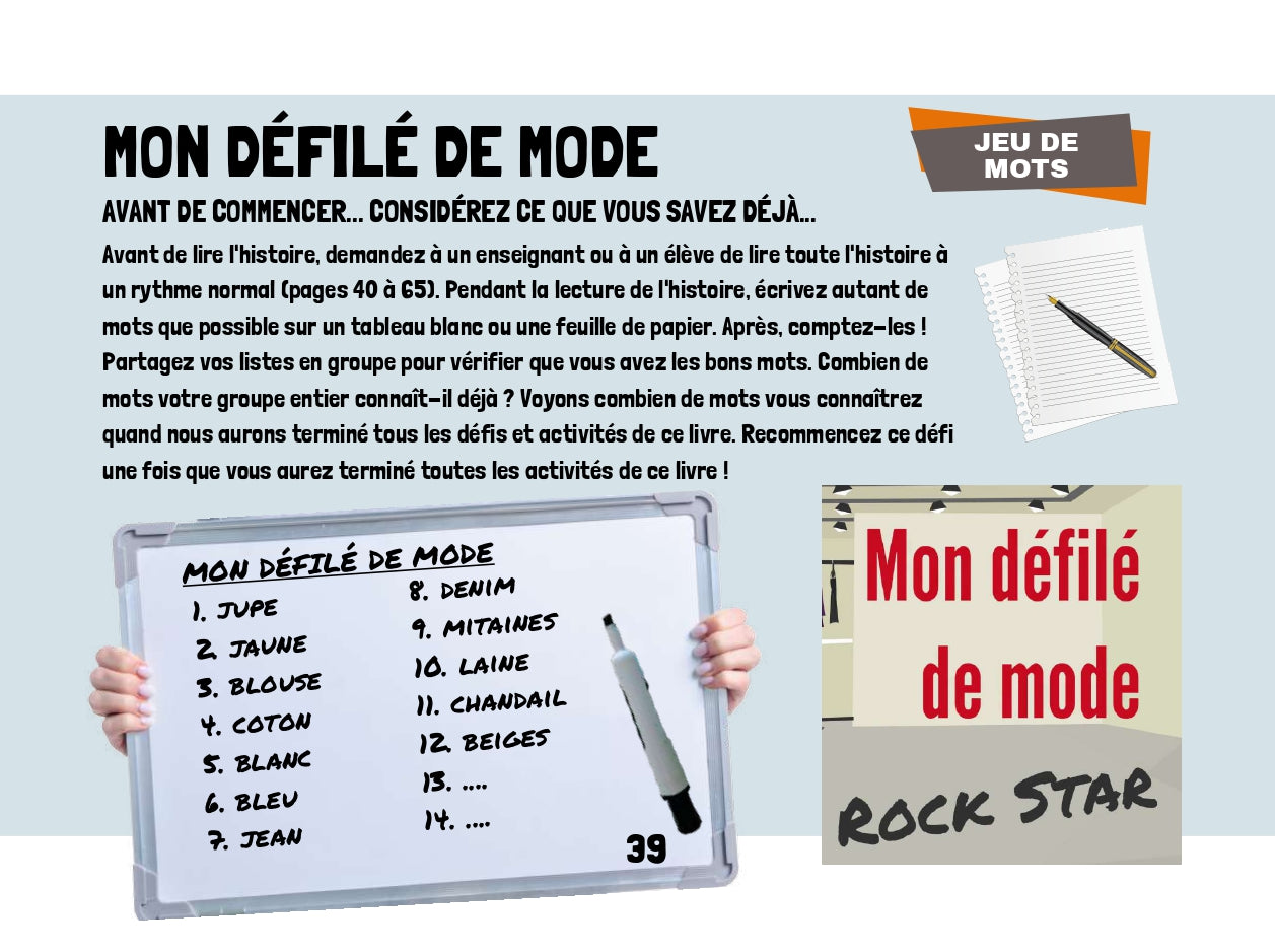 À LA MODE - ÉTIENNE Series- IC Reader - Single copy or Class sets of 20 or 30 with FULL FOREVER PLATFORM ACCESS INCLUDED ($135 value)