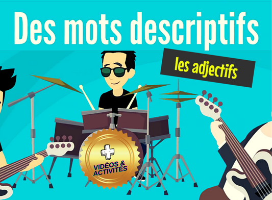 DES MOTS DESCRIPTIFS - ÉTIENNE Series- IC Reader - Single copy or Class sets of 20 or 30 with FULL FOREVER PLATFORM ACCESS INCLUDED ($135 value)