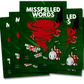 MISSPELLED WORDS - CONVO CARDS - PDF DOWNLOAD and PRINT