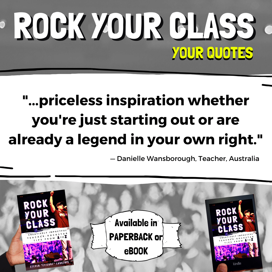 ROCK YOUR CLASS - AUTOGRAPH and PERSONALIZED MESSAGE