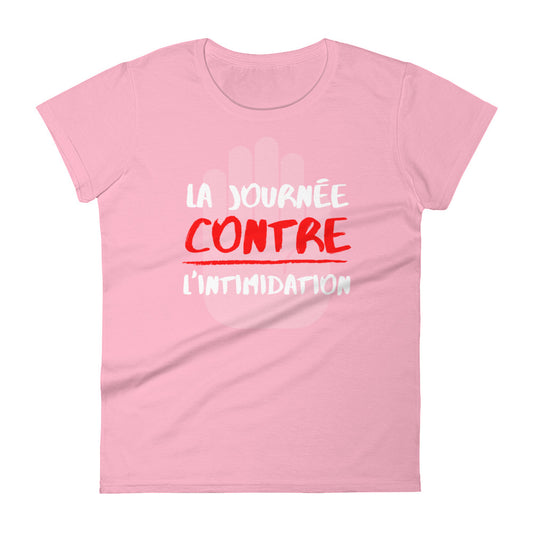 La journée contre l'intimidation 2020 Design - Anti-bullying PINK SHIRT DAY - LADIES' White Font