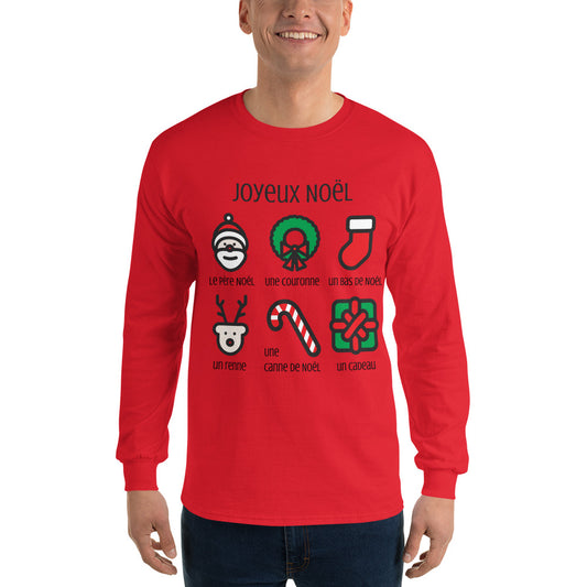Joyeux Noël - Long Sleeve Vocab Shirt