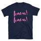 Francais Francais ETIENNE - Short-Sleeve T-Shirt UNISEX - PINK LINE