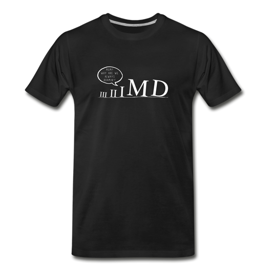 Roamin' Roman Numerals - Men's Premium T-Shirt - black